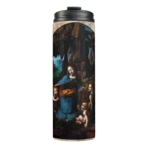 Termo Virgen de las Rocas de Leonardo da Vinci