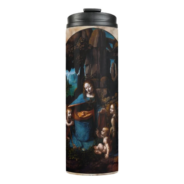 Termo Virgen de las Rocas de Leonardo da Vinci (Anverso)