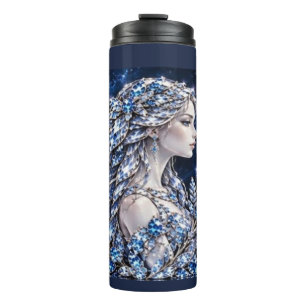 Termo Virgo Cristal de Plata Colección de Lujo