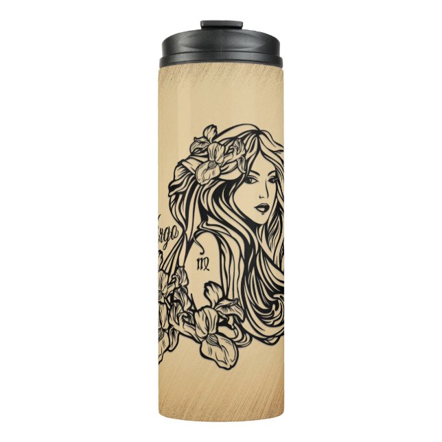 Termo Virgo Zodiac Antigüedad (Anverso)