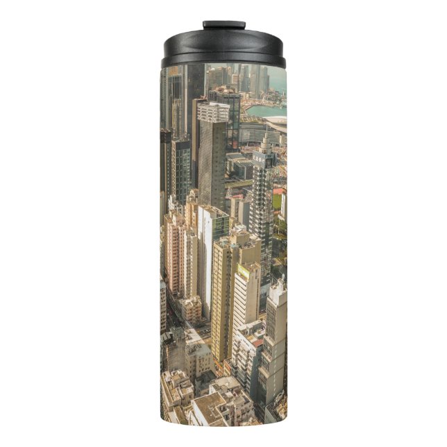 TERMO VISTA AÉREA DE LOS EDIFICIOS DE LA CIUDAD (Anverso)