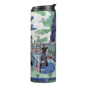 Termo Vista de Kirchner de Dresden Schlossplatz Arte Fin