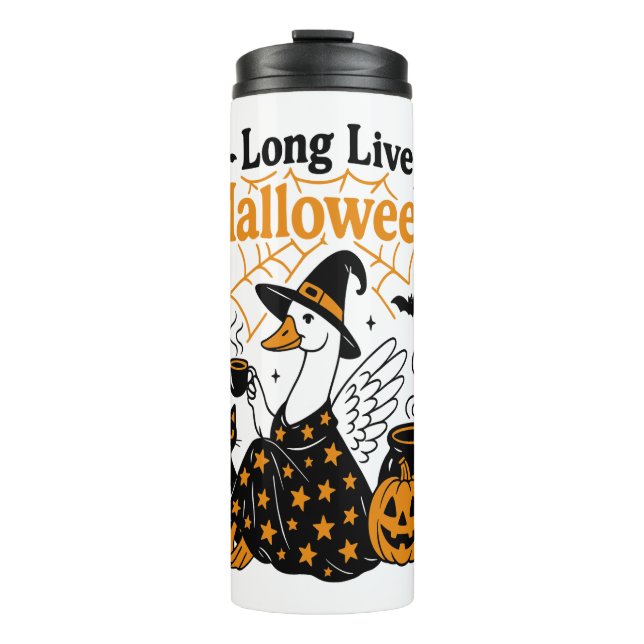 Termo Viva la Bruja del Ganso de Halloween (Anverso)