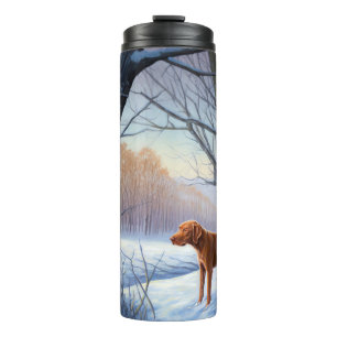 Termo Vizla Deja que nieve Navidad