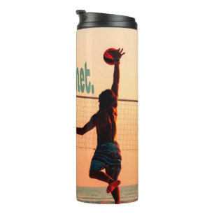Termo Voleibol Reúnete conmigo en la Red