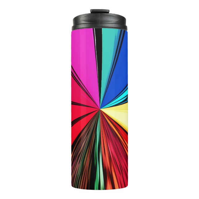 Termo Vórtex arcoiris colorido 608 (Anverso)