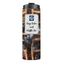 ¡Waffle On! Tumbler térmico Reiki Lightning azul
