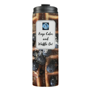 Termo ¡Waffle On! Tumbler térmico Reiki Lightning azul