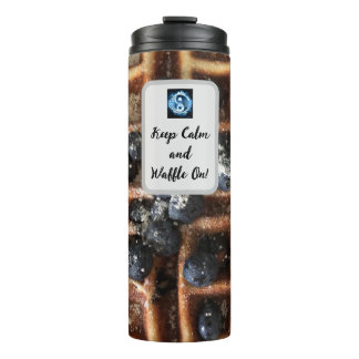 Termo ¡Waffle On! Tumbler térmico Reiki Lightning azul