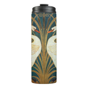 Termo Walter Crane Swan, Rush E Iris Art Nouveau
