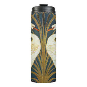 Termo Walter Crane - Swan, Rush E Iris Art Nouveau