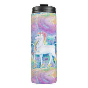Termo Watercolor Unicornios