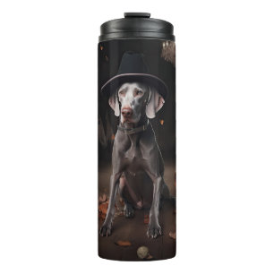 Termo Weimaraner Pumpkins Halloween Scary