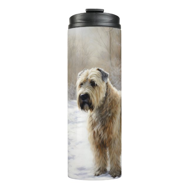 Termo Wheaten Terrier Let It Snow Navidades (Anverso)