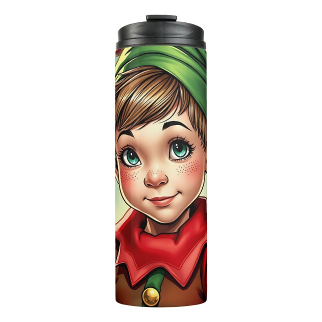 Termo Whimsical Cartoon Elf | Christmas   (Anverso)