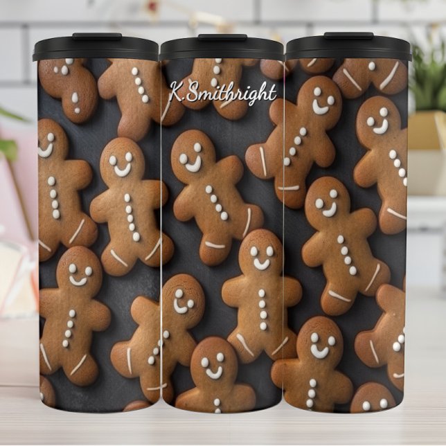 Termo Whimsical Gingerbread Men Array (Subido por el creador)