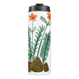 Termo Whimsical Wildflower Garden Floral Stainless Steel