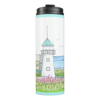 Termo White Lighthouse Tumbler