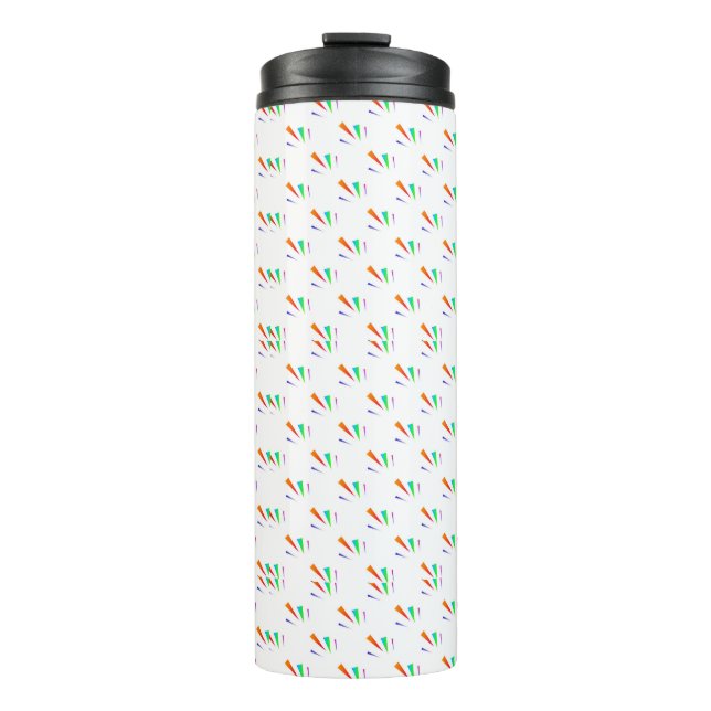 Termo White travel mug with black lid  (Anverso)