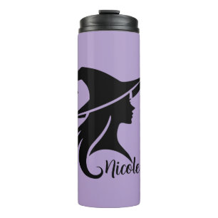 Termo Wiccan Wiccan, Gorra negro, mira Halloween