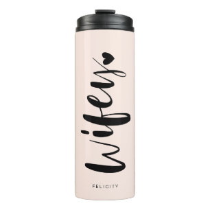 Termo Wifey Love Stylish Black Brush Script Typographic