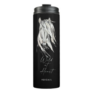 Termo Wild at Heart Custom Name Black