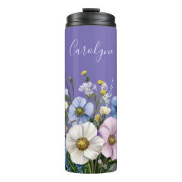 Termo Wildflowers & Add your name 