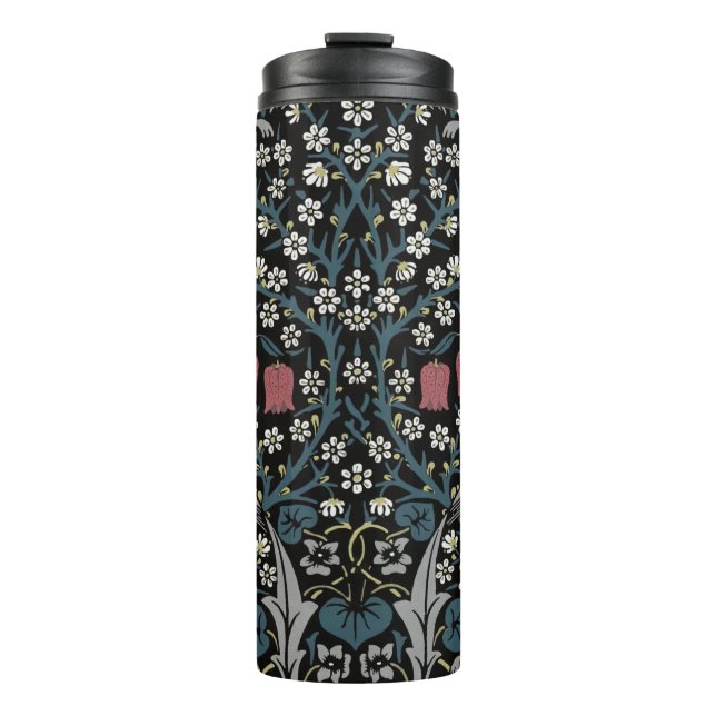 Termo William Morris Blackthorn Floral Art Nouveau (Anverso)