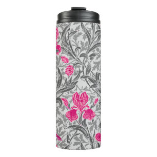 Termo William Morris Irises, gris rosado y plateado / gr