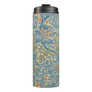 Termo William Morris Rosa y Flor de Cardo Azul