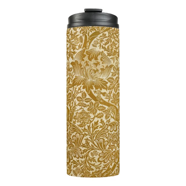 Termo William Morris Rosa y Thistle Floral Golden (Anverso)