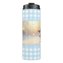 Termo Winter Hedgehog Mug – Cute Snowflake 