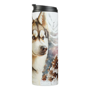 Termo Winter Scene Husky