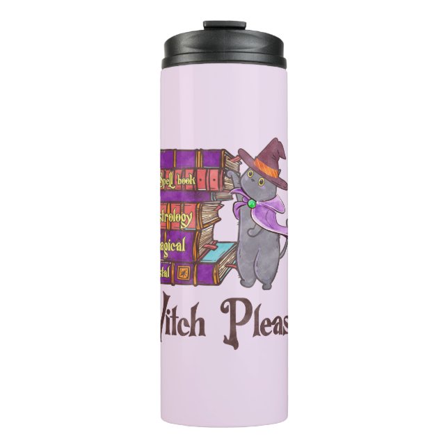 Termo Witch Please - Witch Black Cat (Anverso)