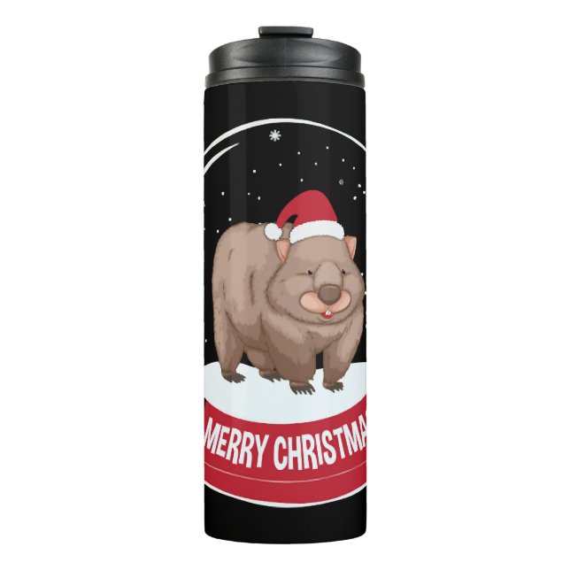 Termo Wombat Merry Christmas Snowball (Anverso)