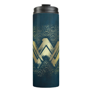 Termo Wonder Woman Brushed Gold Symbol