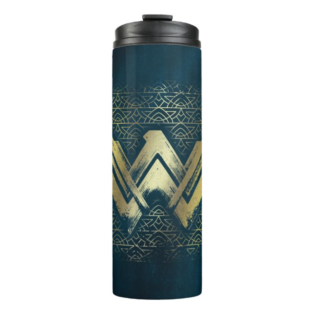 Termo Wonder Woman Brushed Gold Symbol (Anverso)