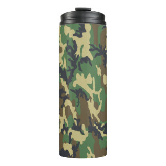 Termo Woodland Camo Pattern Travel Mug