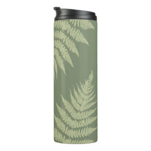 Termo Woodland Fern Leves Personalizado Colores de fondo