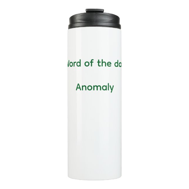 Termo Word Of The Day Tumbler (Anverso)