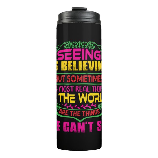 Termo Xmas Gift Seeing Is Believing (Anverso)
