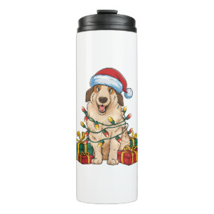 Termo Xmas Iluminación Santa Hat Anatolian Pastor Chr