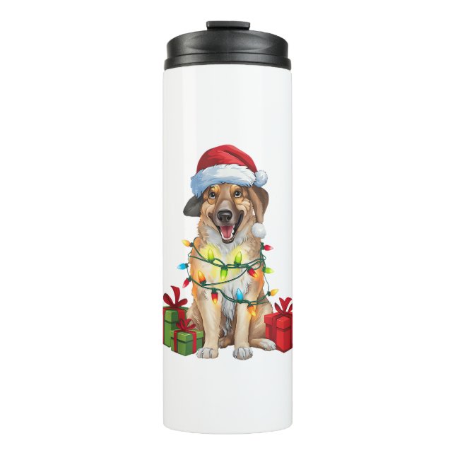Termo Xmas Iluminando Santa Hat Kangal Pastor Cristo (Anverso)