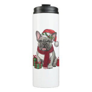 Termo Xmas Iluminando Santa Hat Navidades de Bulldog en 
