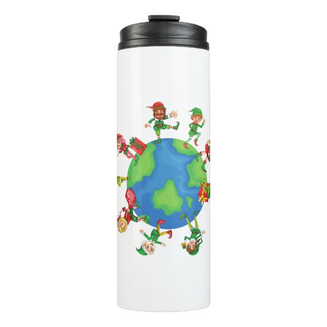 Termo xmas santa claus elves (Anverso)