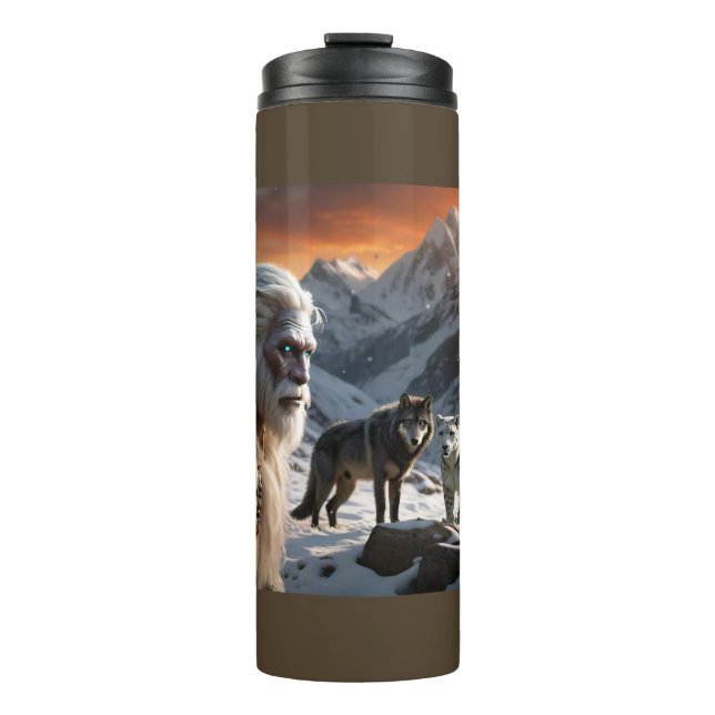 Termo Yeti y el leopardo de las nieves (Anverso)