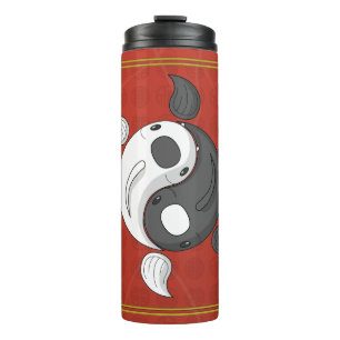 Termo Yin y Yang el Tumbler Termal de Koi