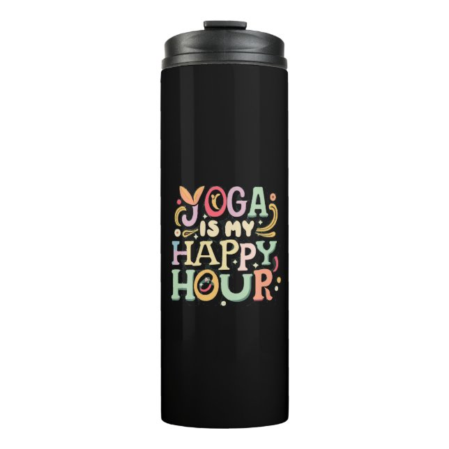 Termo Yoga Es Mi Hora Feliz (Anverso)