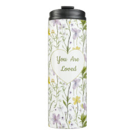 Termo You Are Loved Floral Heart 