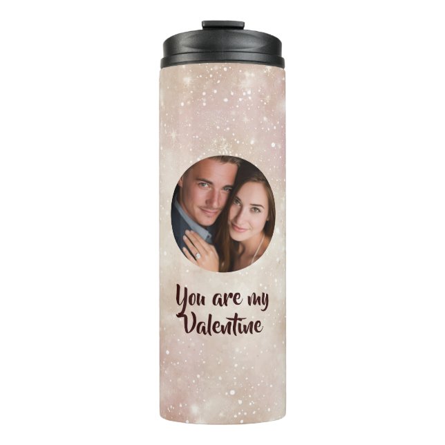 Termo You Are My Valentine Custom Photo Thermal Tumbler (Anverso)
